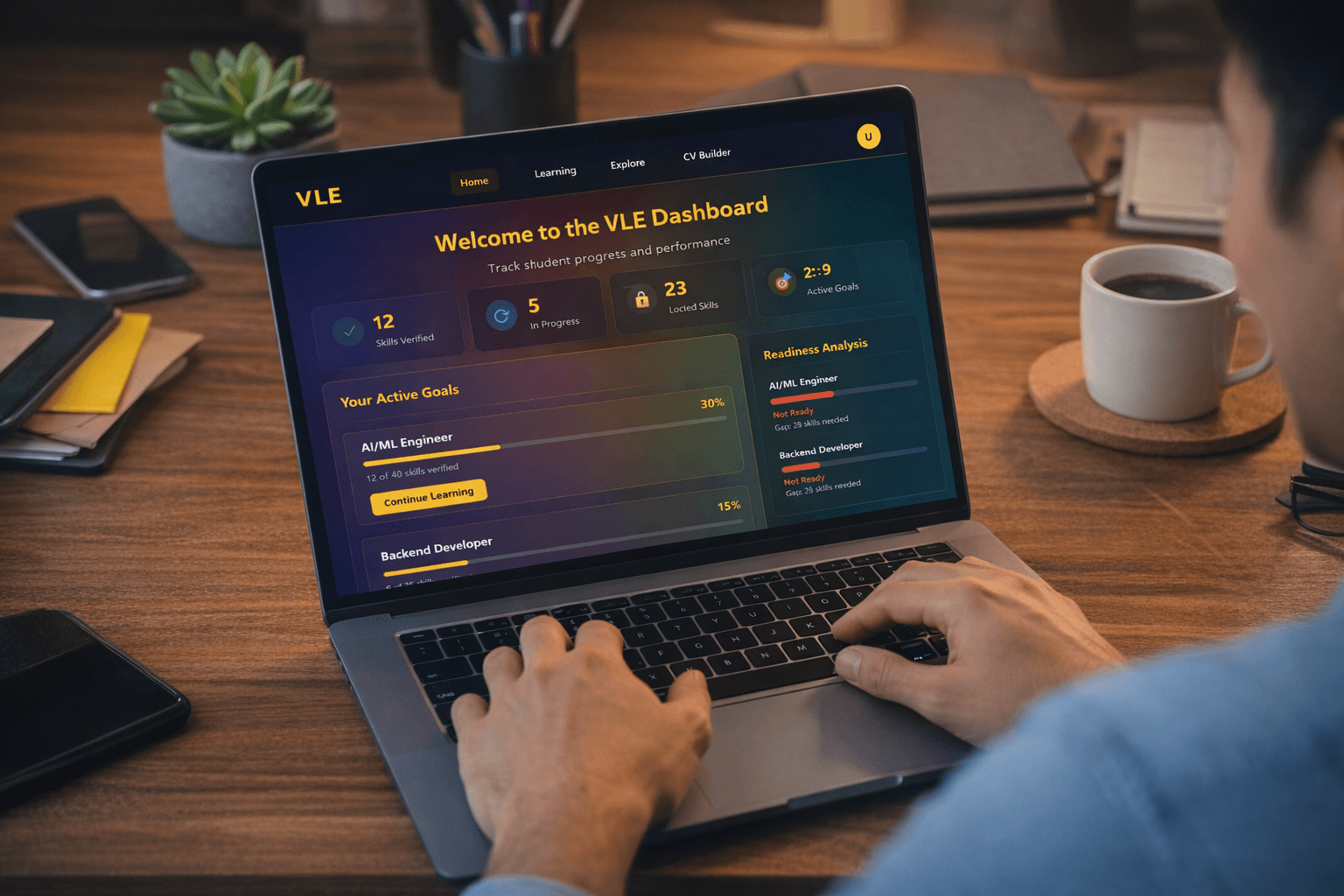 VLE Dashboard Visualization